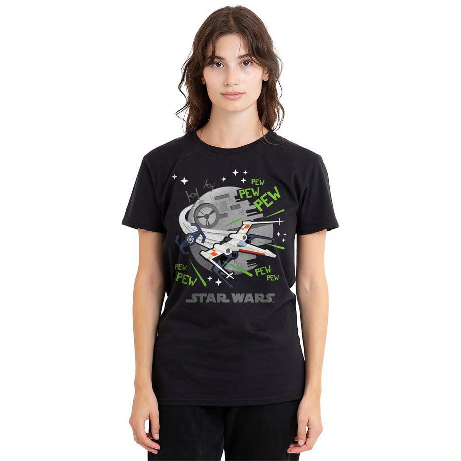 STAR WARS Star Wars Pew Pew Bedrucktes T-Shirt  