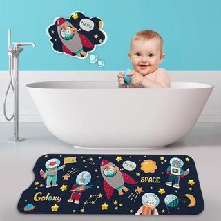 Activity-board Badematte für Wanne für Kinder Cartoon Anti-Rutsch-Baby-Badematte Extra lange  