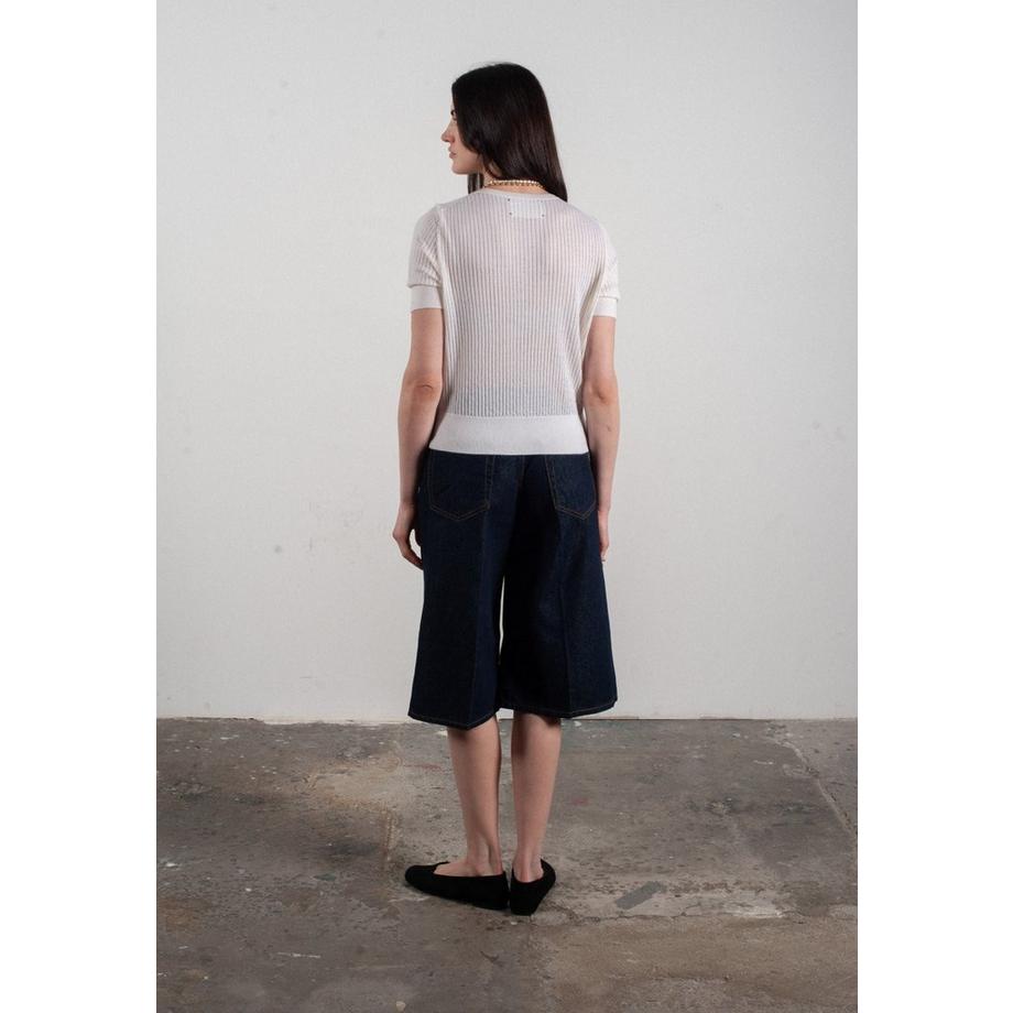 Studio Cashmere8 Frida 6 Cardigan Girocollo Maniche Corte  