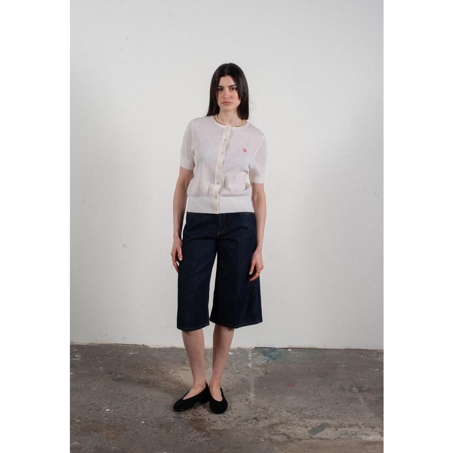 Studio Cashmere8 Frida 6 Cardigan Girocollo Maniche Corte  