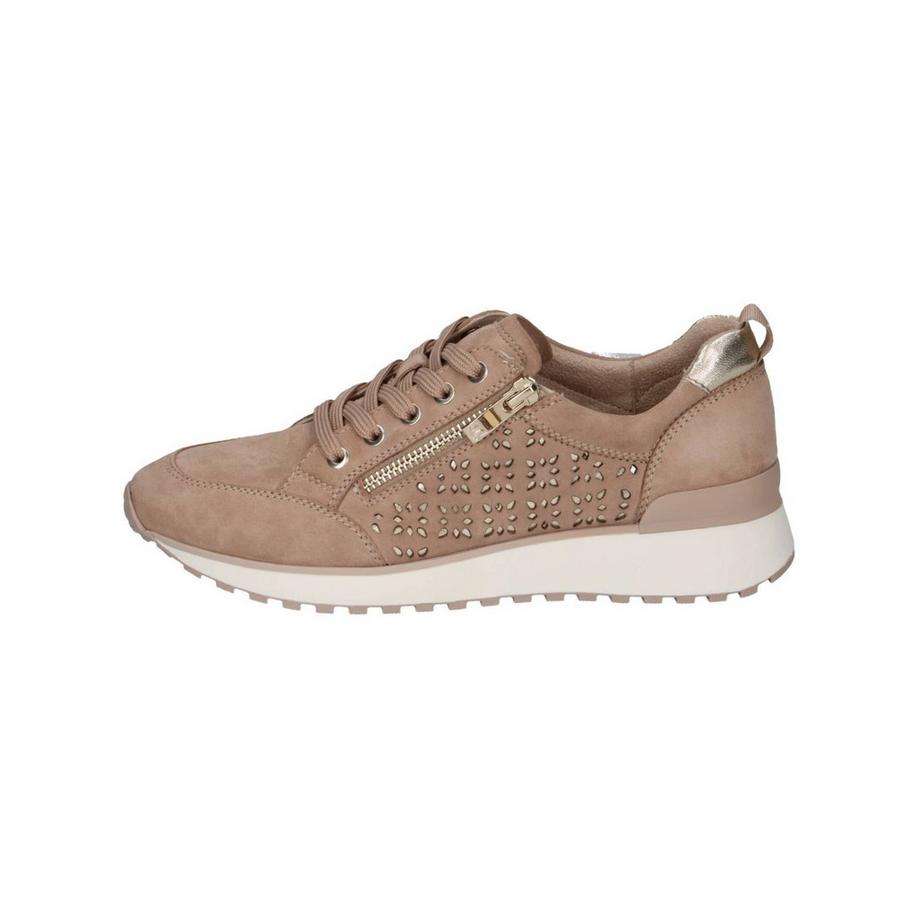 CAPRICE Sneaker à Fermeture Éclair Latérale Perforée  