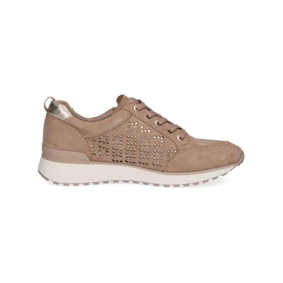 CAPRICE Sneaker à Fermeture Éclair Latérale Perforée  