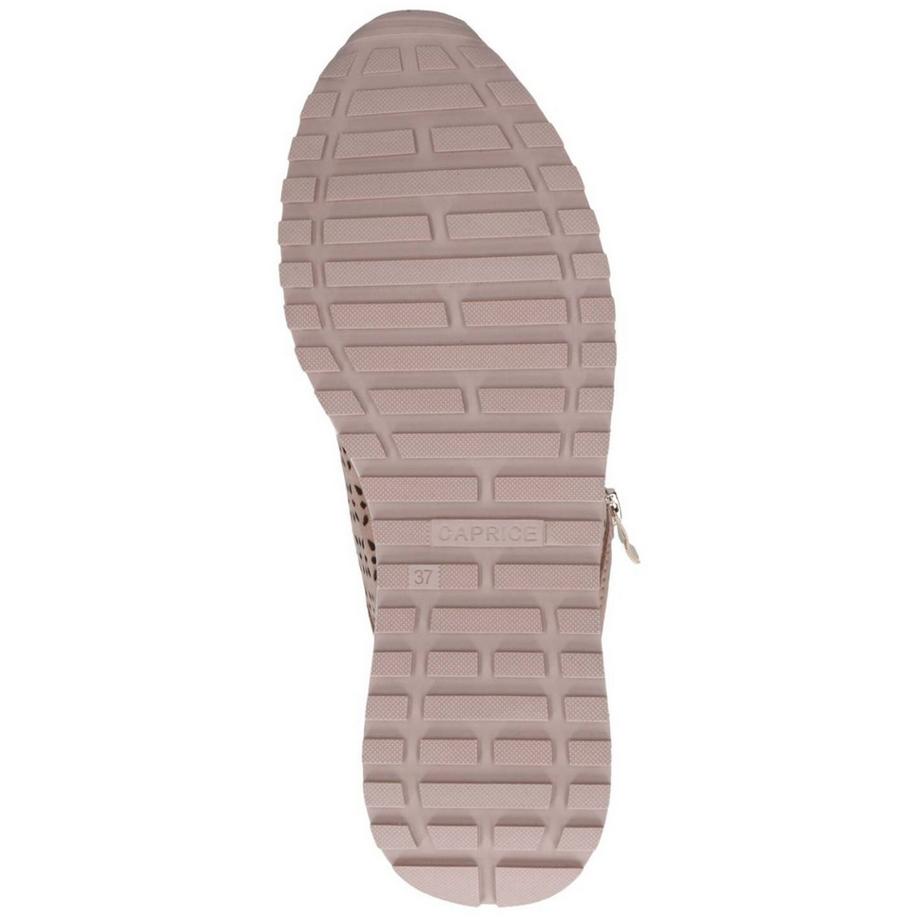 CAPRICE Sneaker à Fermeture Éclair Latérale Perforée  