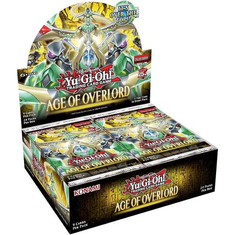 Yu-Gi-Oh!  Age Of Overlord Display 25th Anniversary - 1. Auflage  - DE 