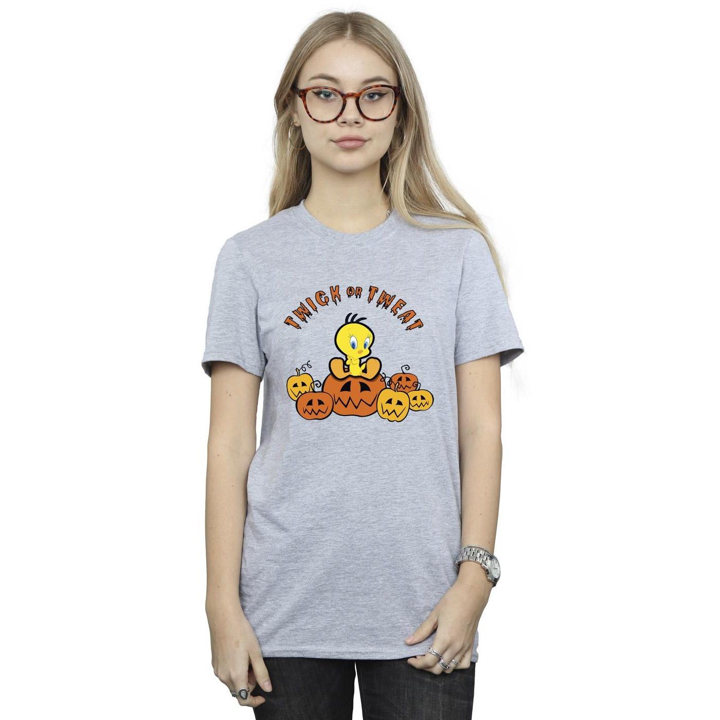 LOONEY TUNES Twick Or Tweat T-Shirt Stampata  