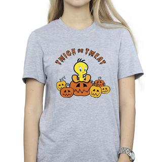 LOONEY TUNES Twick Or Tweat T-Shirt Stampata  