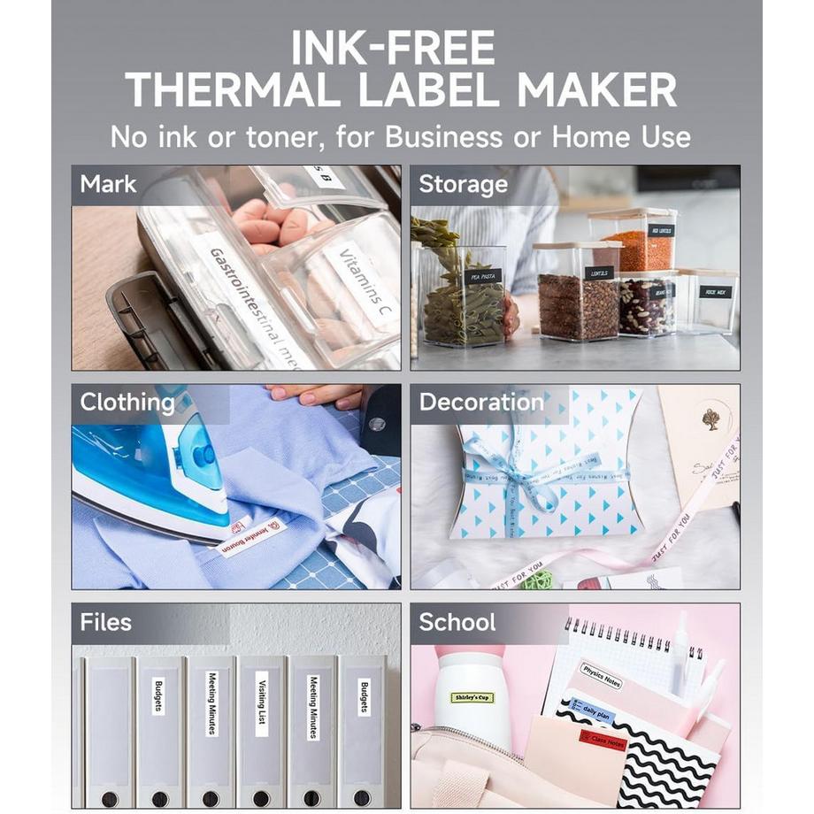 Phomemo  P12 Pro Bluetooth Etikettendrucker für Zuhause 