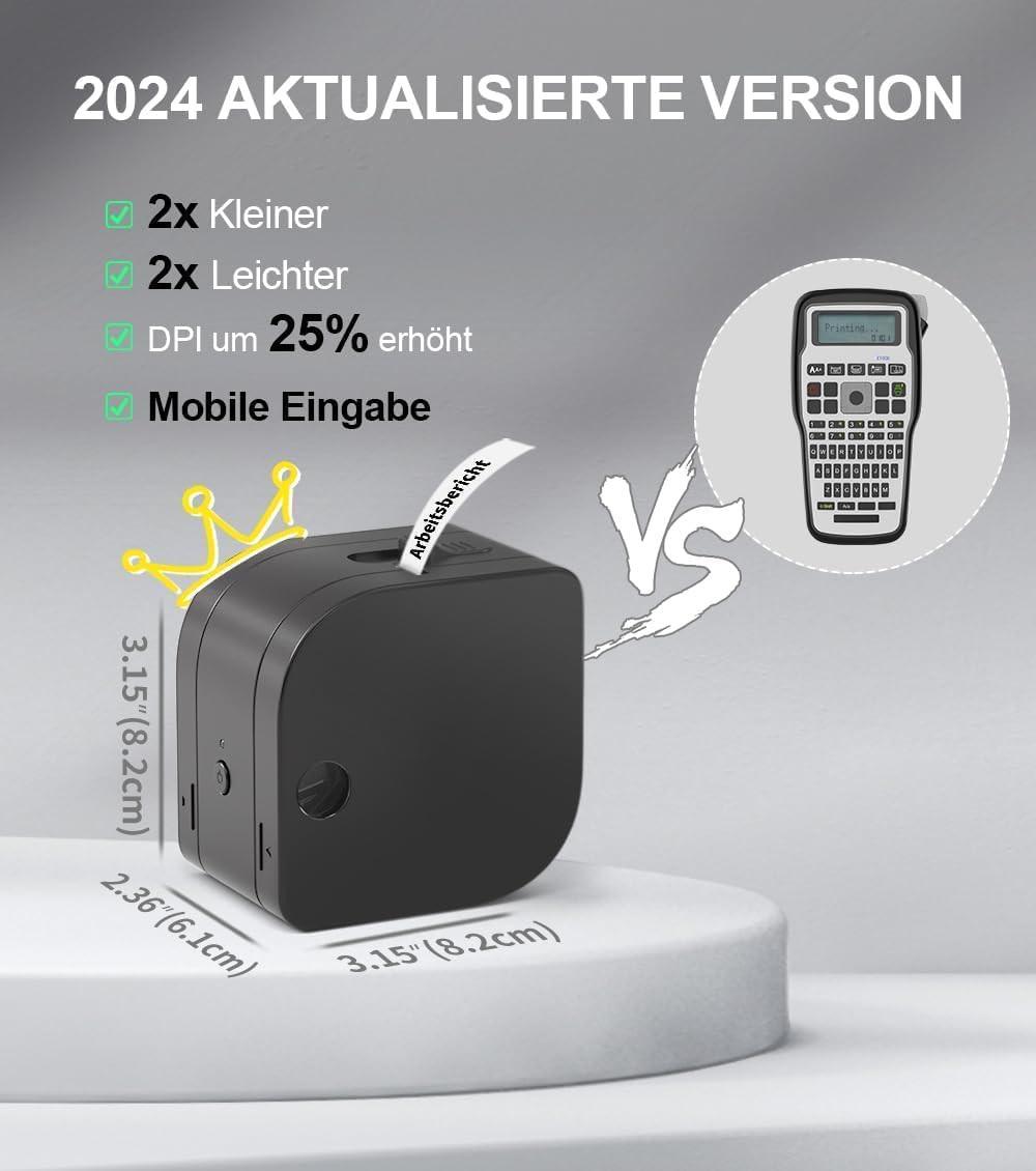 Phomemo  P12 Pro Imprimante d'étiquettes Bluetooth pour la maison 