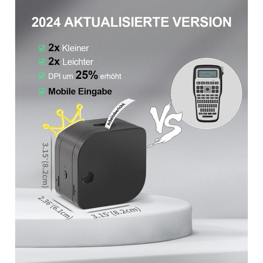 Phomemo  P12 Pro Bluetooth Etikettendrucker für Zuhause 