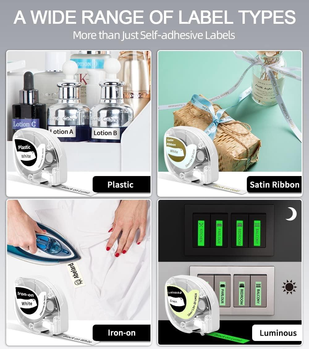 Phomemo  P12 Pro Imprimante d'étiquettes Bluetooth pour la maison 