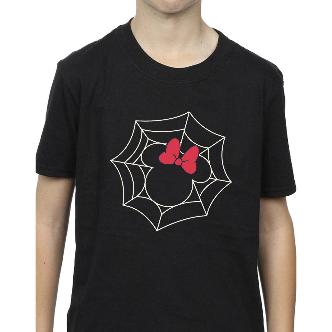 Disney  Minnie Mouse Spider Web TShirt 