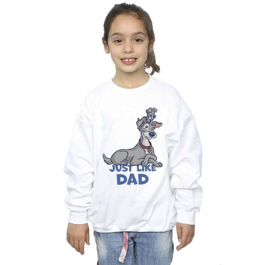 Disney  Sweat LADY AND THE TRAMP JUST LIKE DAD 