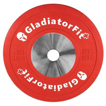 Disque Compétition caoutchouc "Bumper Plate" Ø 51mm GladiatorFit