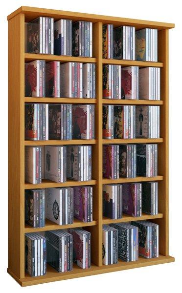 VCM Holz CD DVD Stand Regal Schrank Aufbewahrung Standregal Ständer Ronul  