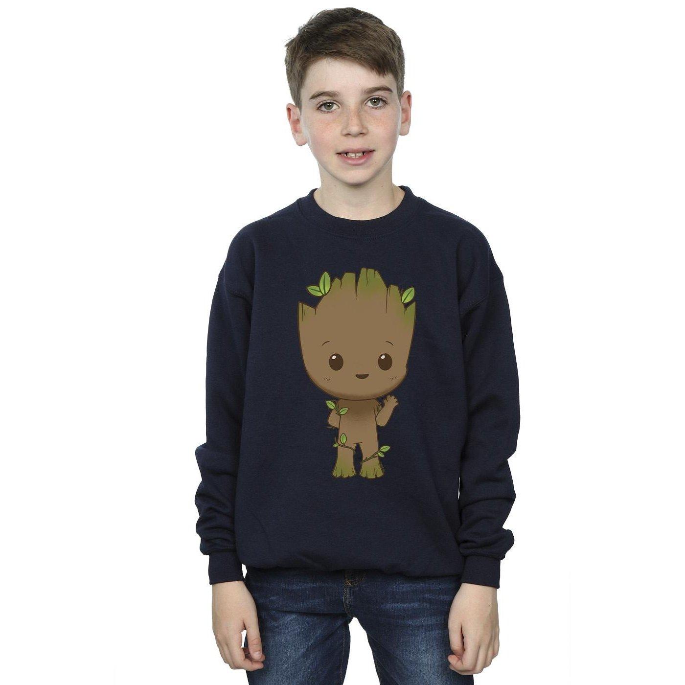 MARVEL  I Am Groot Chibi Wave Pose Sweatshirt 