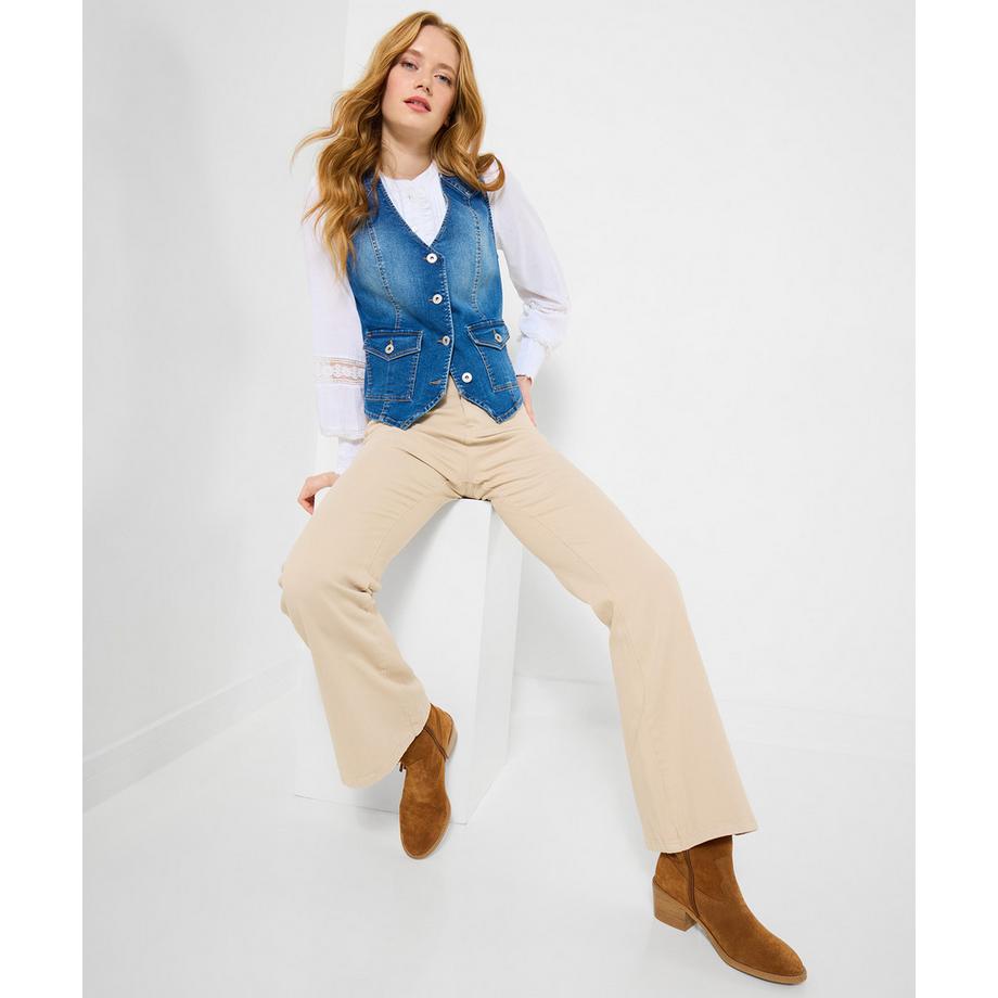 Stretch-Jeansweste