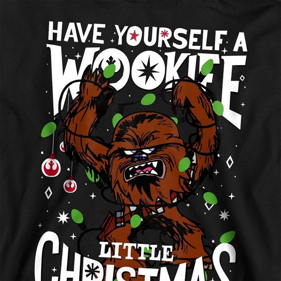 STAR WARS  Sweat À Capuche Motif Wookiee Little Christmas 
