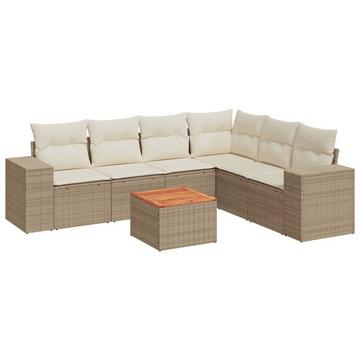 Garten sofagarnitur poly-rattan