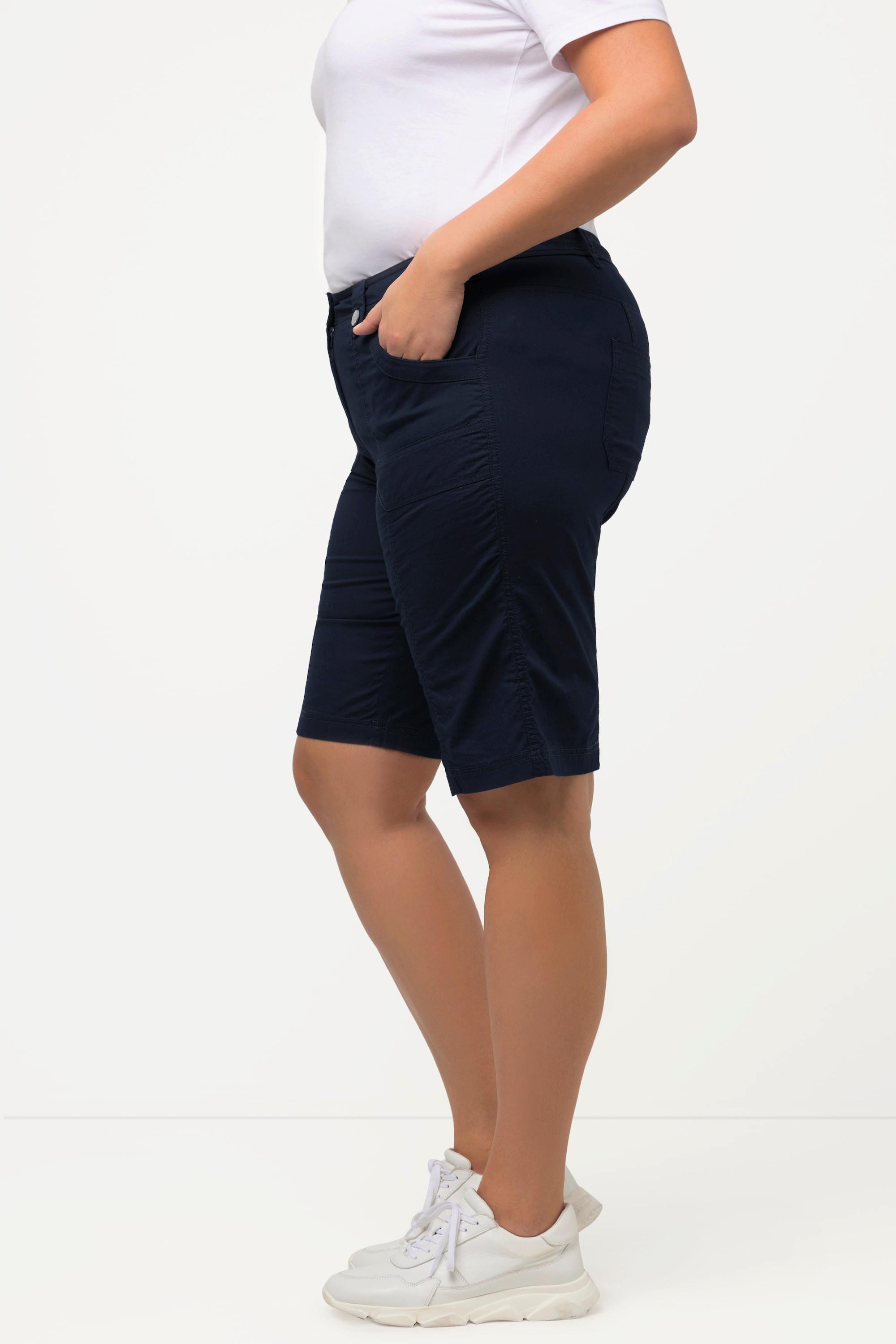 Ulla Popken Bermuda Cargo Vita Comfort Taglio 4 Tasche  