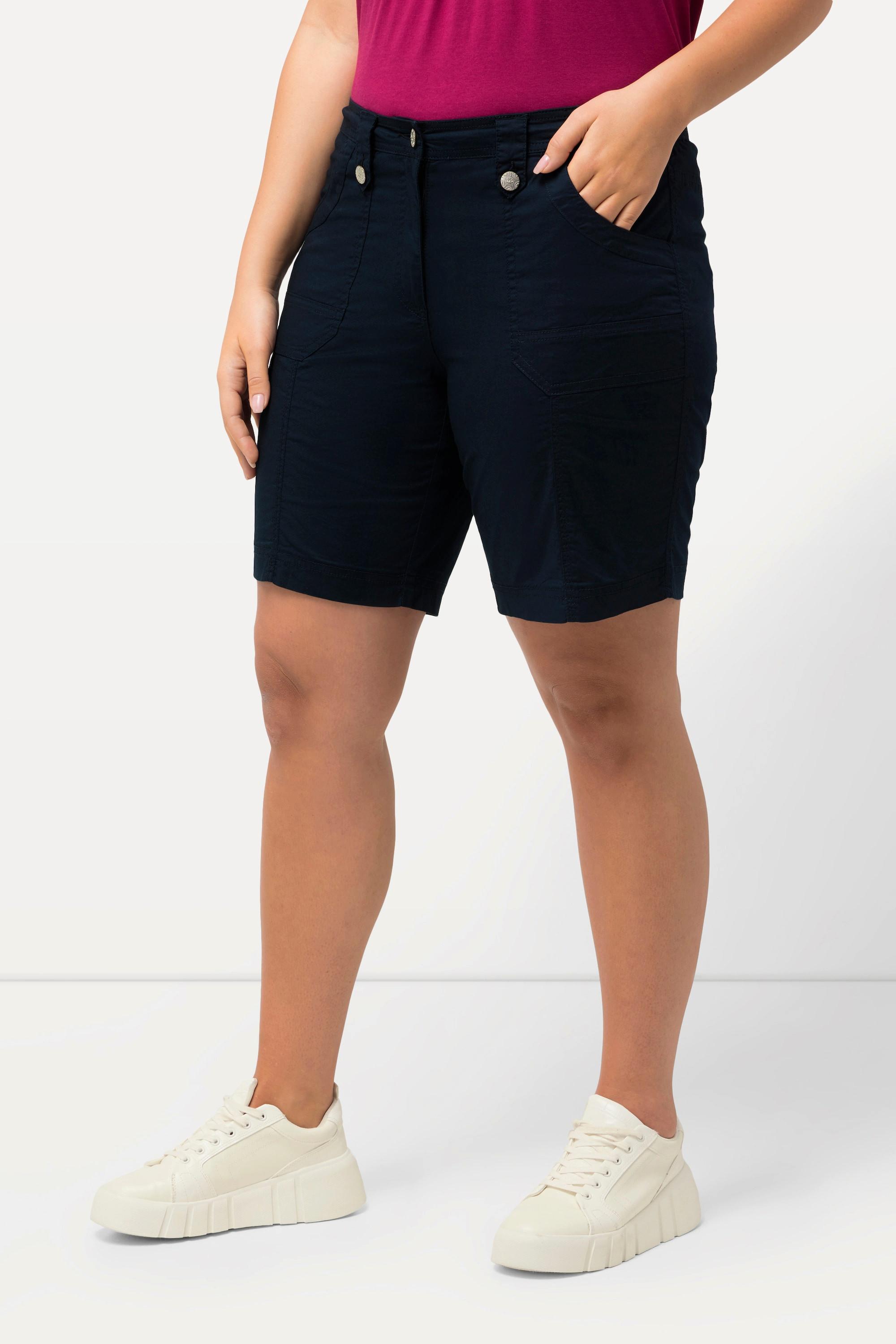 Ulla Popken Bermuda Cargo Vita Comfort Taglio 4 Tasche  