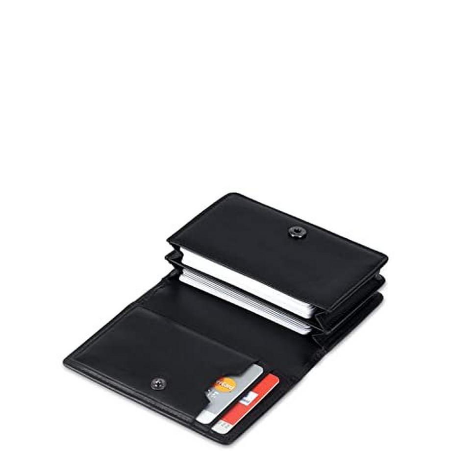 Only-bags.store Étui pour cartes de visite en cuir avec protection RFID  