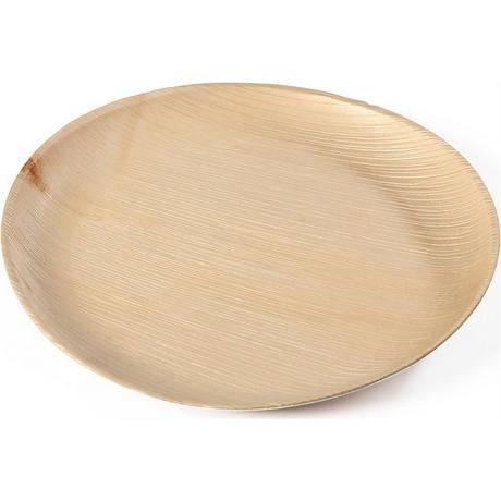 Sier Palm Teller rund 20 Stück, Ø180 x h20 mm  