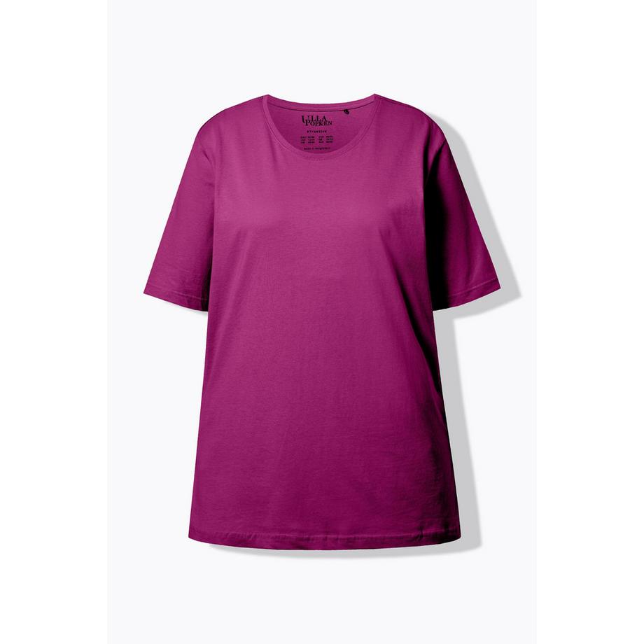 Ulla Popken T-shirt Relaxed Girocollo Mezza Manica  
