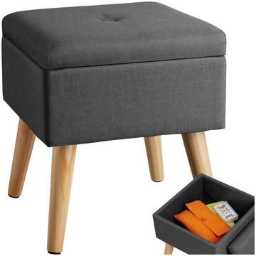 Tabouret avec espace de rangement ELVA carré