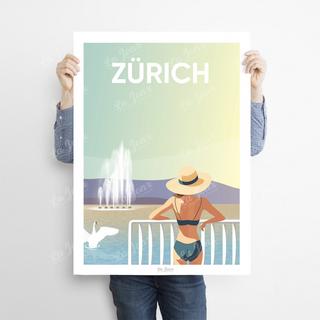 La-Jonx Affiche de Women of Zürich  