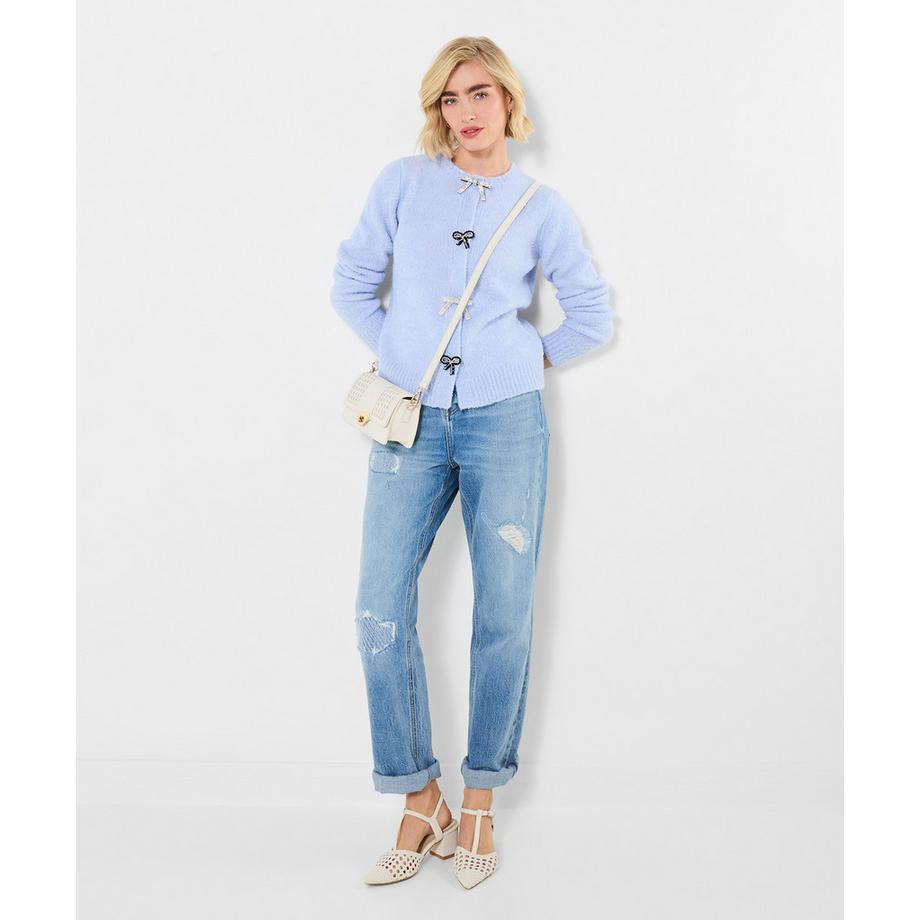 Joe Browns Strickjacke mit Schleifenmotiv und Druckknöpfen  