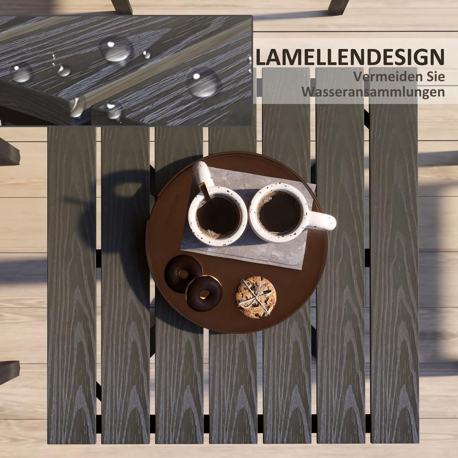 Outsunny Table de jardin  