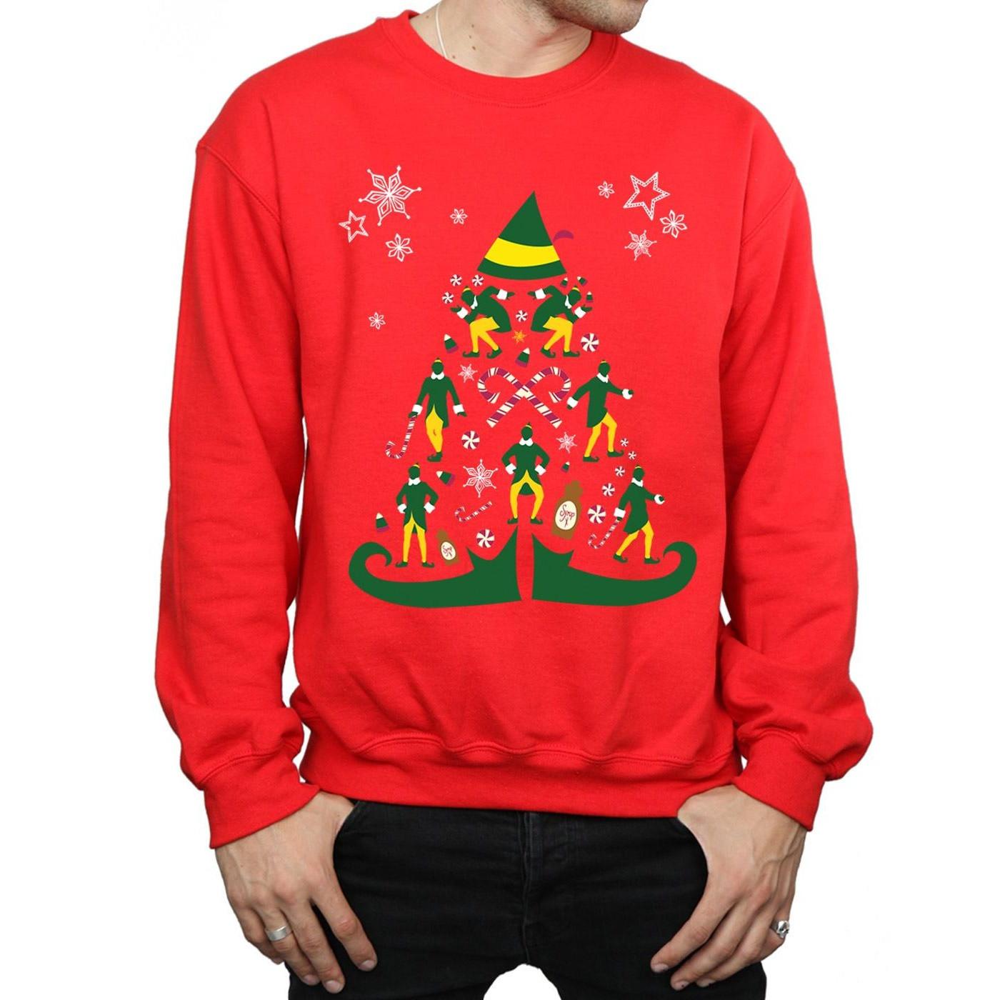 Elf Sweatshirt Arbre de Noël  