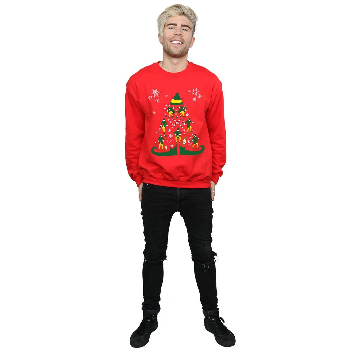 Elf Sweatshirt Arbre de Noël  