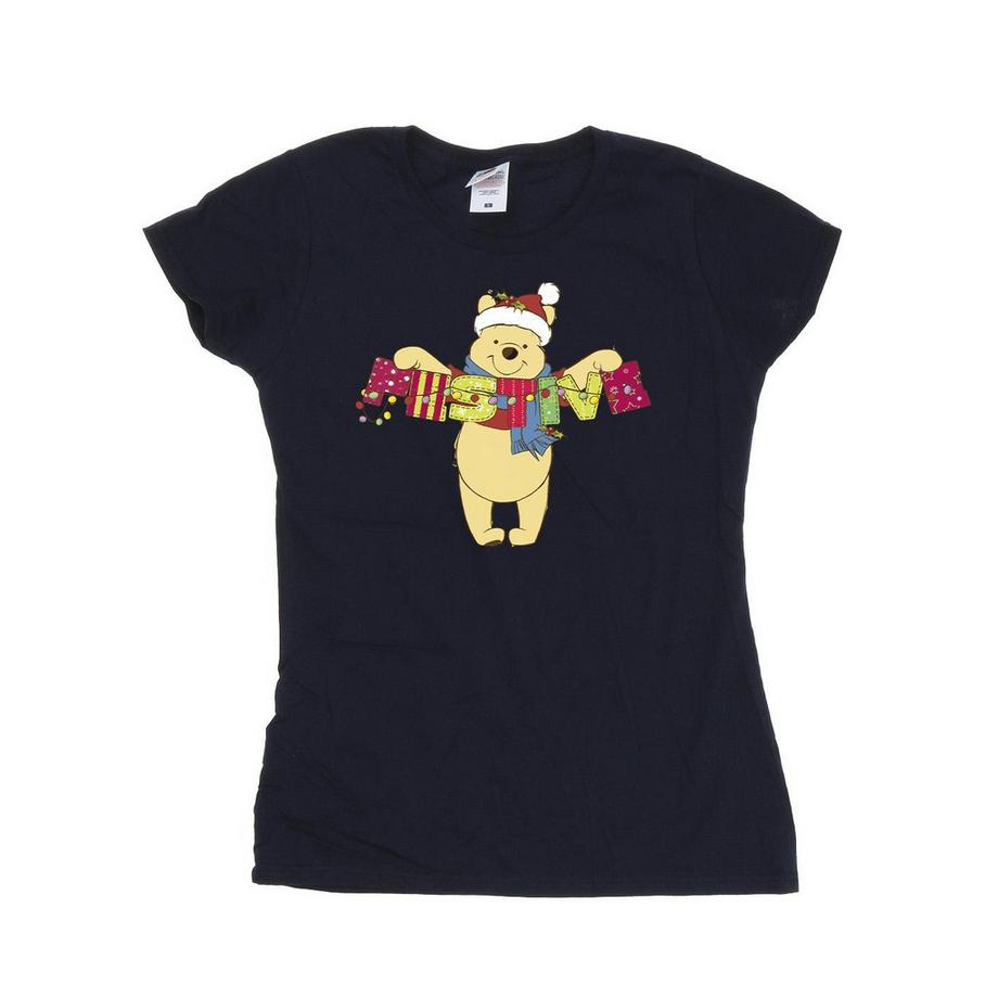 Disney Winnie the Pooh Christmas T-Shirt stampata  
