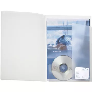 KOLMA Präsentationsmappe Vario A4 10.010.00 transparent, Fronttasche