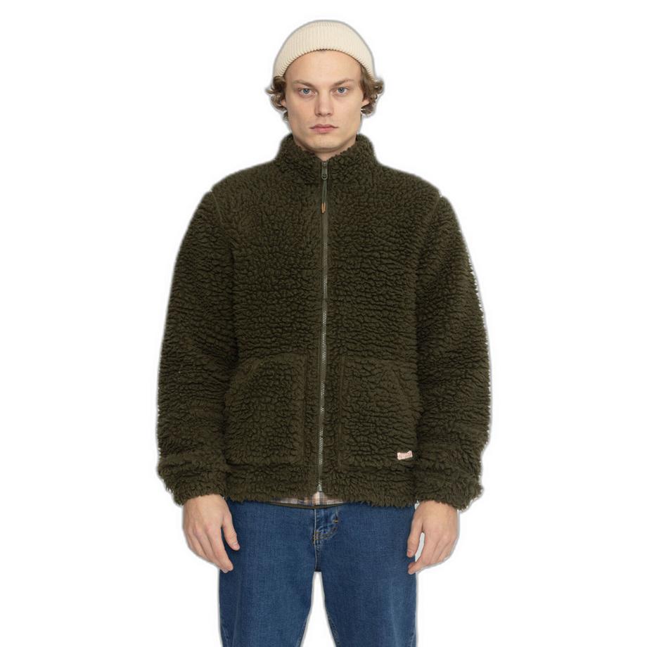 Revolution Veste courte en peluche avec grandes poches kangourou  