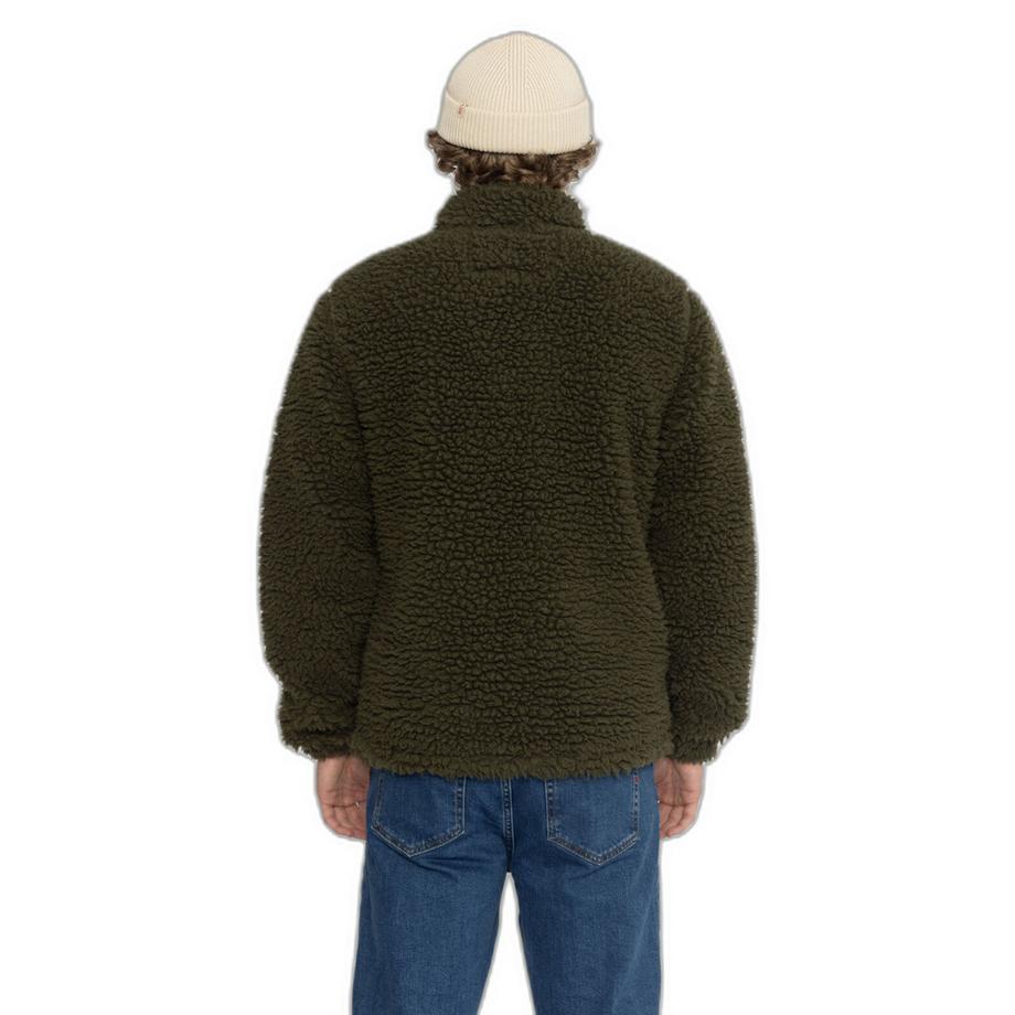 Revolution Veste courte en peluche avec grandes poches kangourou  