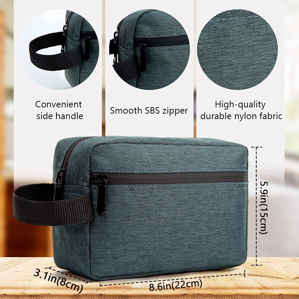 Only-bags.store Kulturbeutel Rasierbeutel für Toilettenartikel Zubehör Aufbewahrungstasche mit Griff  