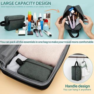 Only-bags.store Trousse de toilette, sac de rasage pour accessoires de toilette, sacs de rangement avec poignée pour sac à cosmétiques Trousse de toilette, sac de rasage pour accessoires de toilette, sacs de rangement avec poignée pour sac à cosmétiques 