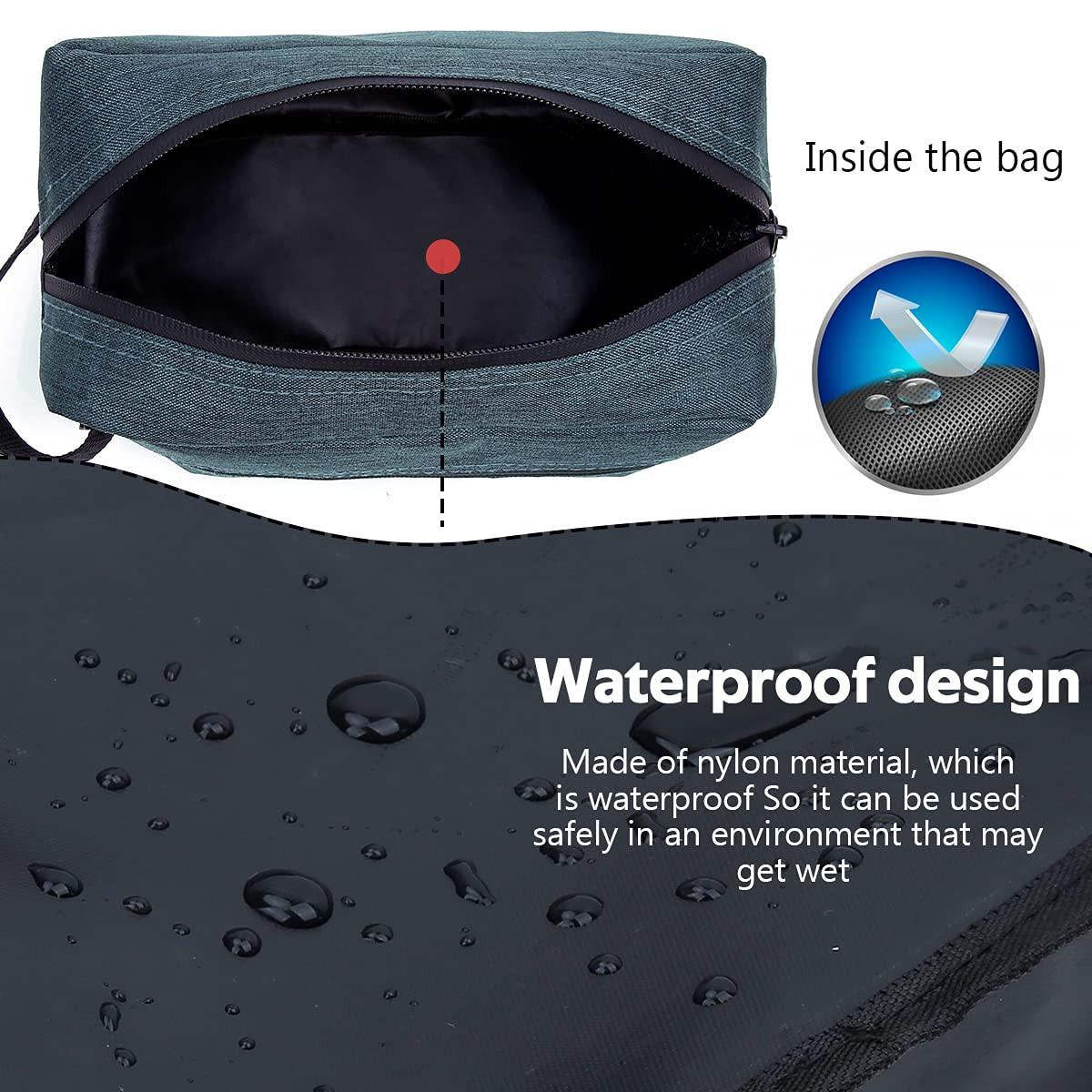 Only-bags.store Kulturbeutel Rasierbeutel für Toilettenartikel Zubehör Aufbewahrungstasche mit Griff  