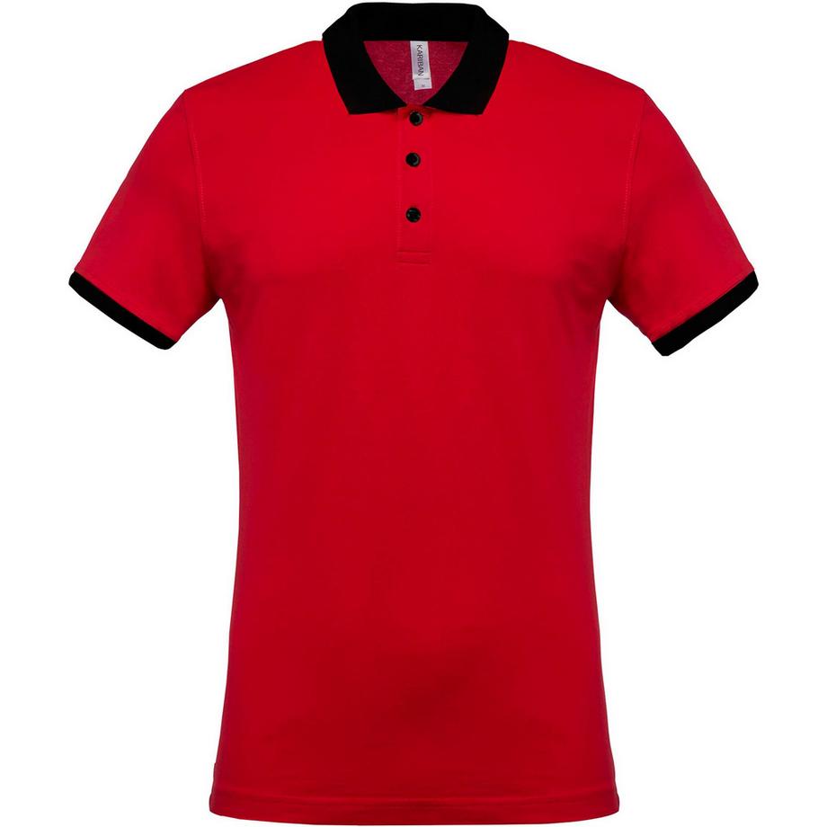 Kariban Mélange Piqué Bicolor Polo  