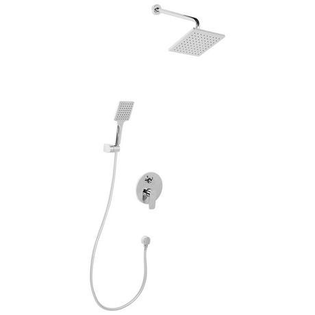 Beliani Einbau-Duschset mit Regendusche aus Messing Modern GUARATUBA  