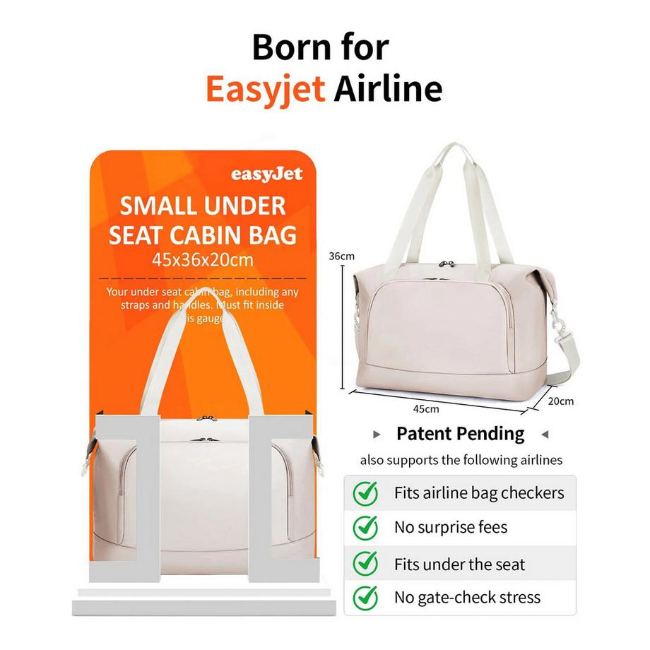 Only-bags.store Faltbare Untersitz-Handgepäcktasche  