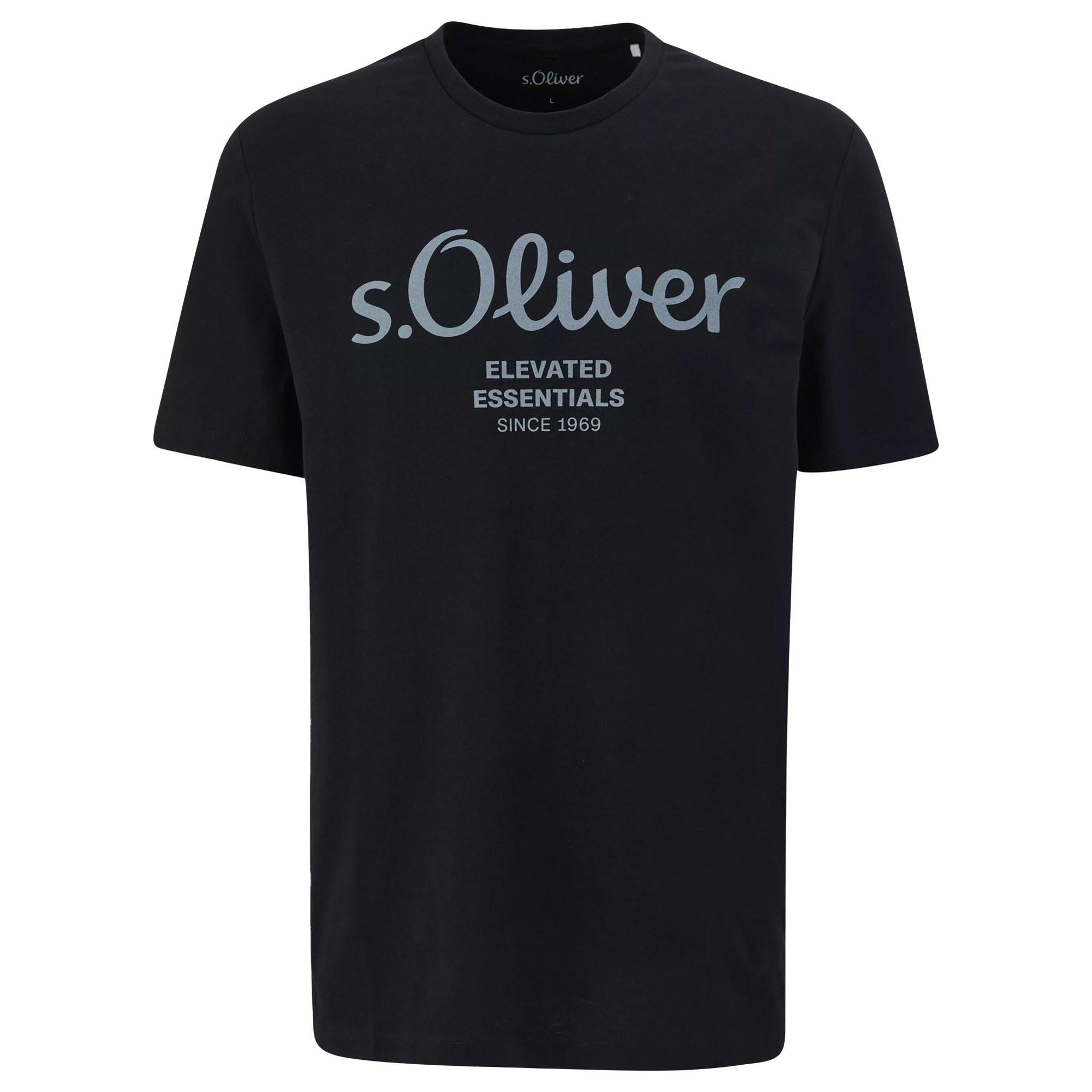 s. Oliver 4er Pack Regular Fit Logo T-Shirt  