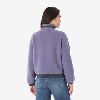 QUECHUA  Pull en polaire femme 1/2 zip randonnée 
