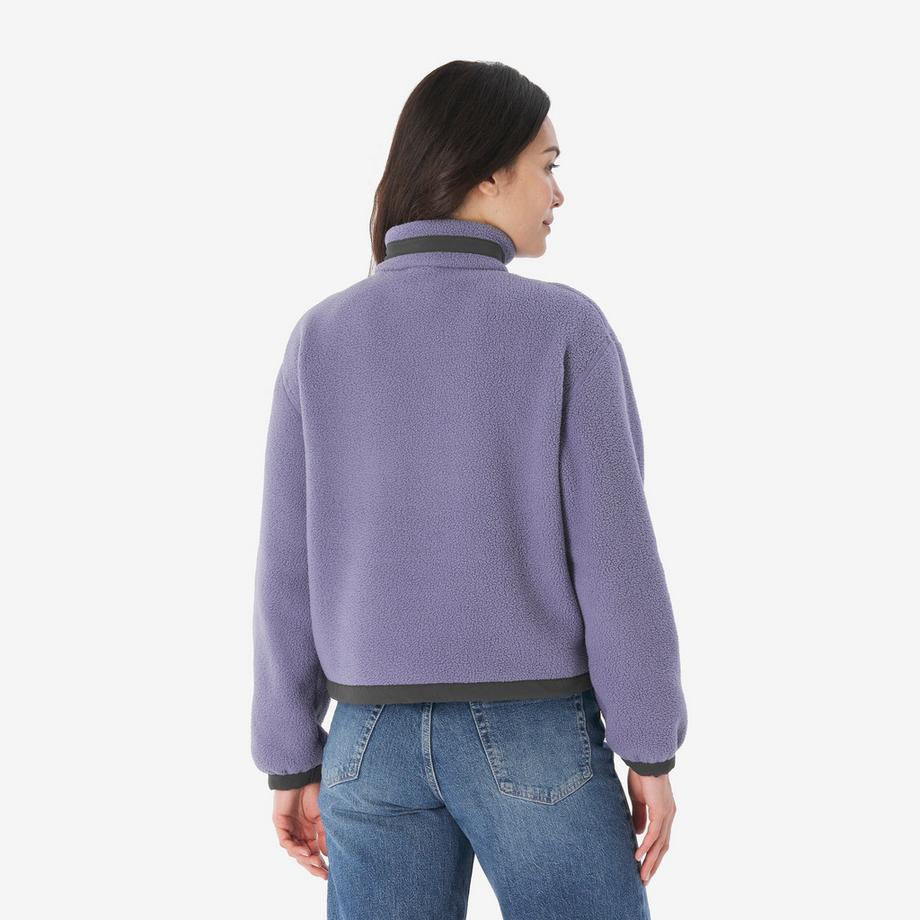 QUECHUA  Fleecejacke für Bergwanderungen Sherpa  MH100 1/2 Zip 