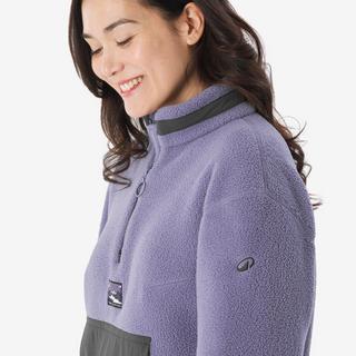 QUECHUA  Pull en polaire femme 1/2 zip randonnée 
