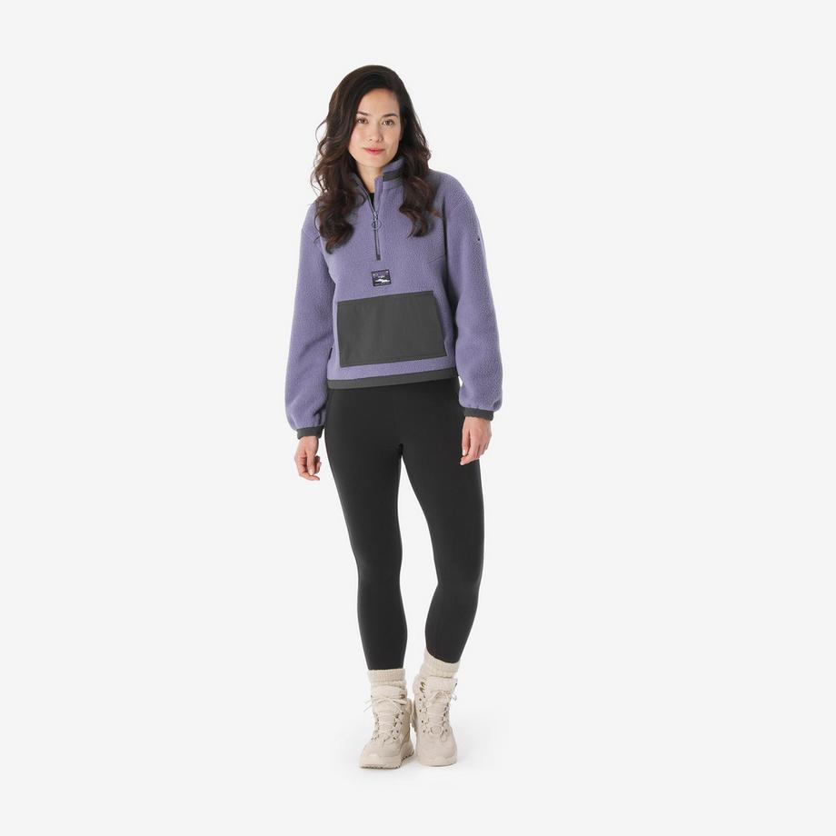 QUECHUA  Fleecejacke für Bergwanderungen Sherpa  MH100 1/2 Zip 