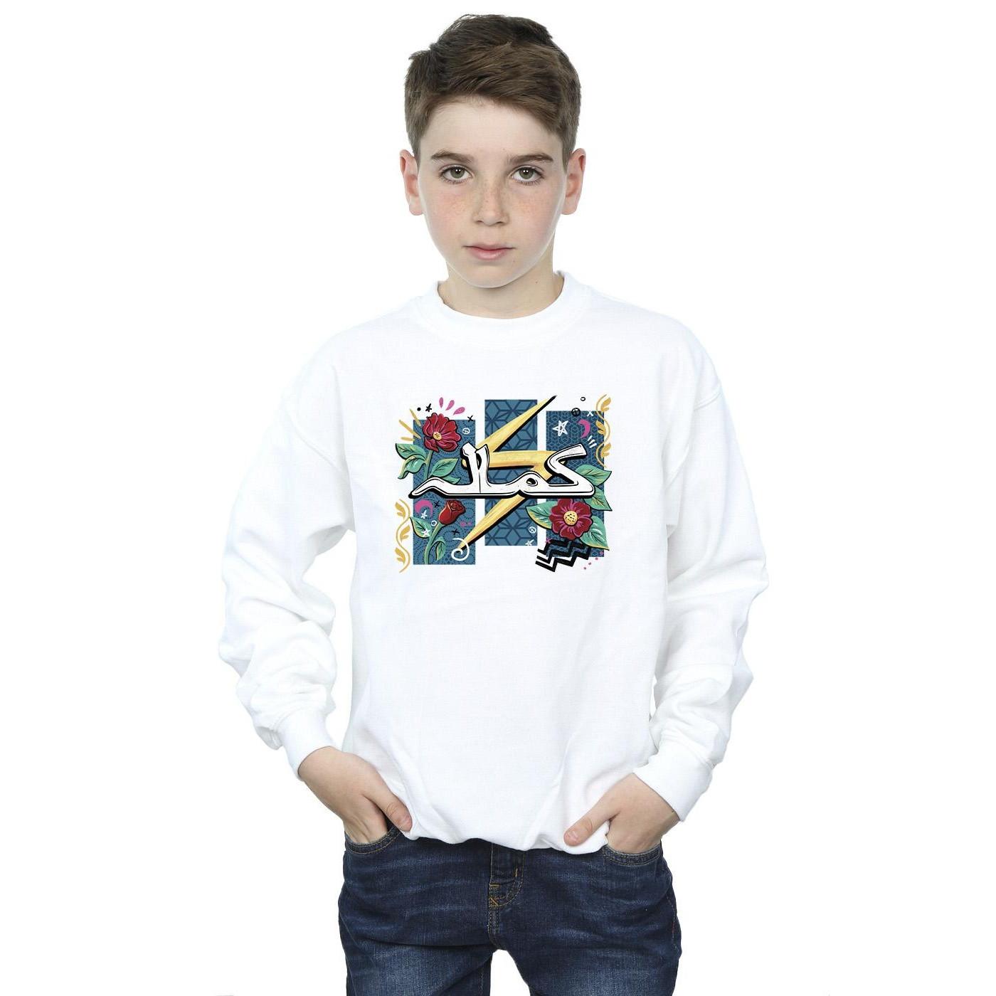 MARVEL  Ms Flower Lightning Sweatshirt 