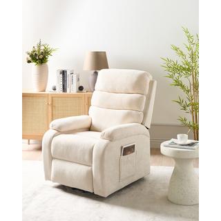 Beliani Fauteuil inclinable électrique en Polyester Moderne RISE  